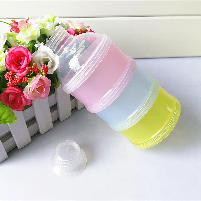 1 шт. Портативный детское питание для хранения сухого молока контейнер три