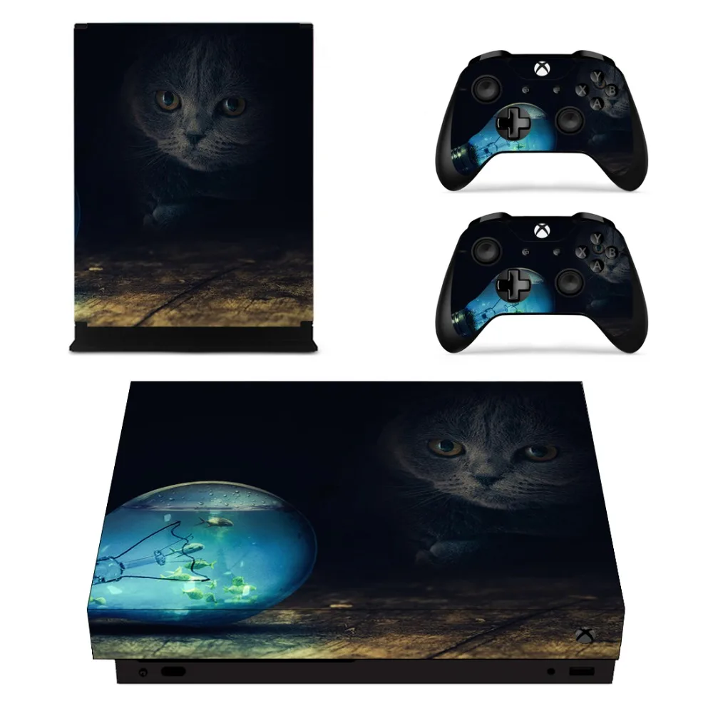 Лицевые панели Eye of Providence Skin Console & Наклейка на контроллер для Xbox One X + наклейка кожу