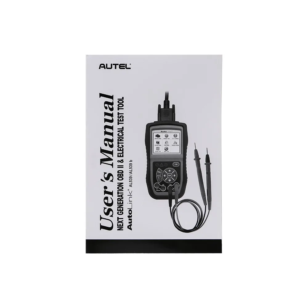 Autel автолинк AL539B OBDII автоматический считыватель кода Электрический тестовый инструмент AL 539B 539 b Автомобильный сканер