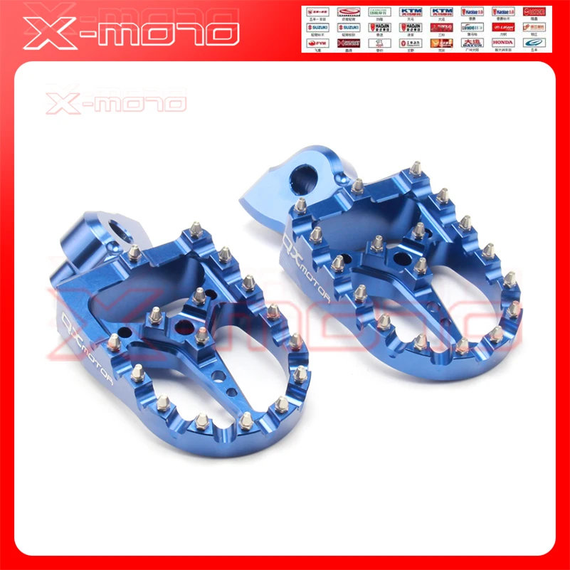 ЧПУ Заготовка MX подножки подставки педали для YAMA yz 125 250 yz125 yz85 yz450f wr450f wr250f 99 17