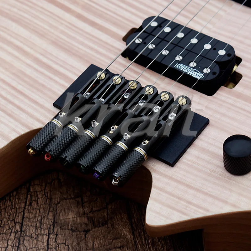 Krait безголовая гитара 6 струн strandberg безголовая гитара ольховое дерево Пламя клен Топ