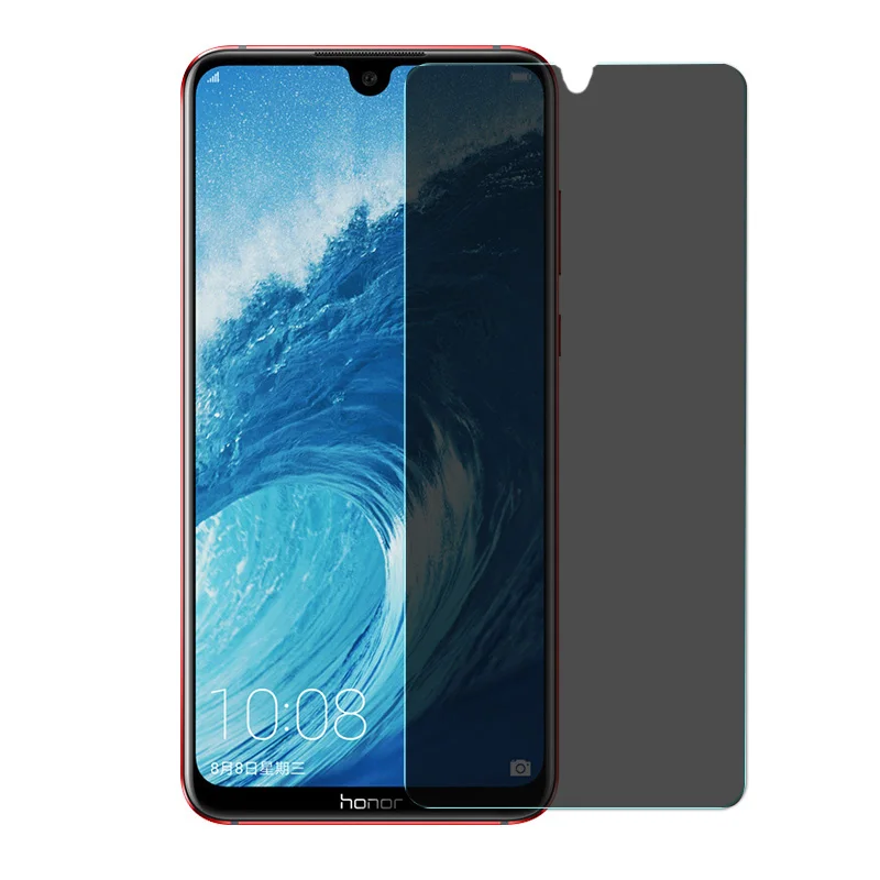 Закаленное стекло EXUNTON Anti Spy Privacy для Huawei Honor 8X 7X 6X Max Honor8X Honor7X Honor6X 2.5D защита экрана 9H