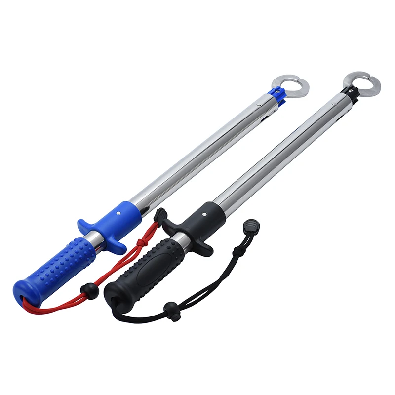 50cm/19.7in Fishing Grip Stainless Steel Handle Grab Carp Fish Lip Gripper Tackle Tool Alicate De Pesca ABS trigger | Спорт и