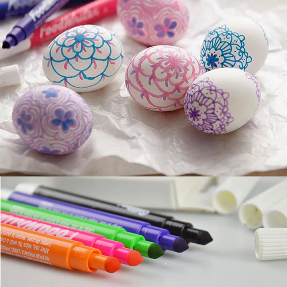 

5 Piece Wilton FoodWriter Food Writer Edible Food Markers Neon Colored, Food Coloring Markers Edible Color Writer Food Color Pen