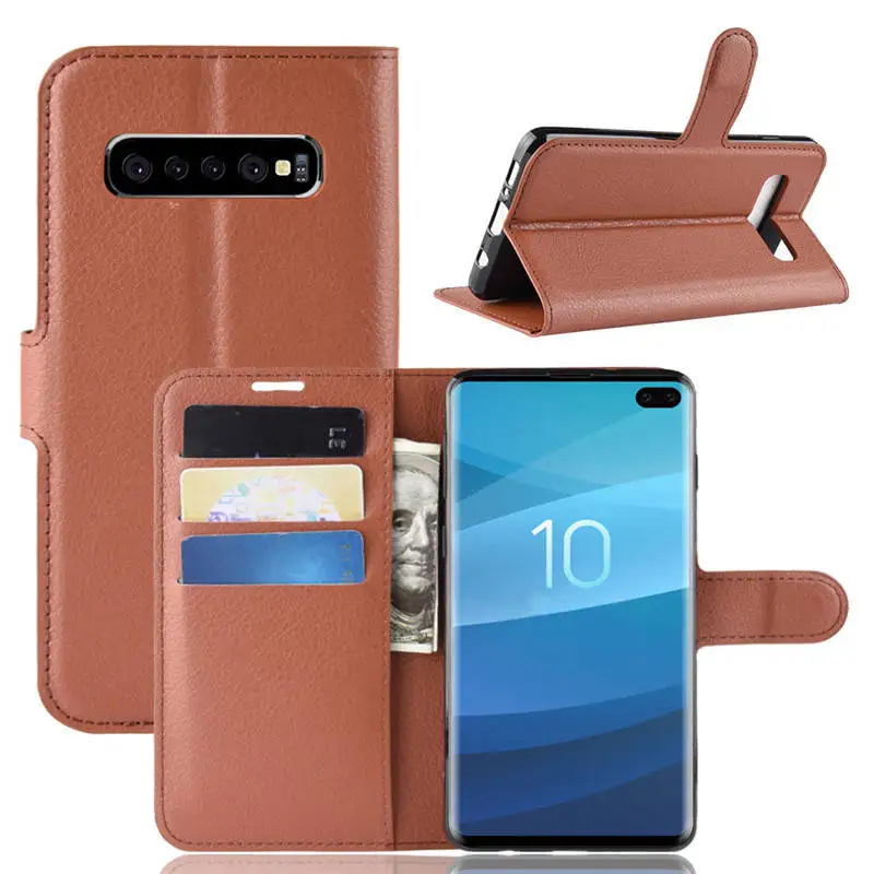 Case For Samsung Galaxy S10 5G Phone Cover S 10 Flip PU Leather Wallet | Мобильные телефоны и аксессуары