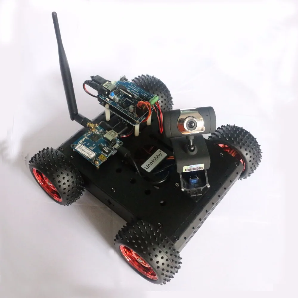 Автомобильный набор роботов Wi Fi UniHobby HB600Pro 4WD Arduino комплекты шасси для с