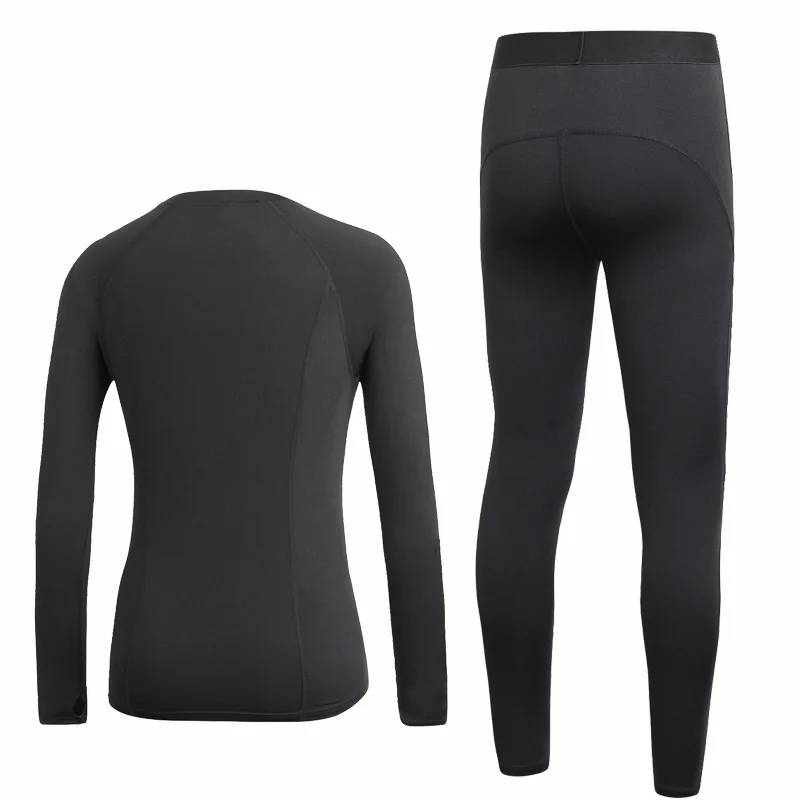 IEMUH Brand New Women Outdoor Sport Thermal Underwear Winter Fitness Warm Thicken Warmthtm Fleece Hiking Ski Long Suit | Спорт и