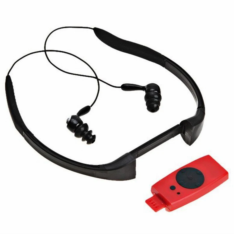 Спорт Музыка 4 ГБ памяти подводный MP3-плееры радио fm глава носить MP 3-х игроков