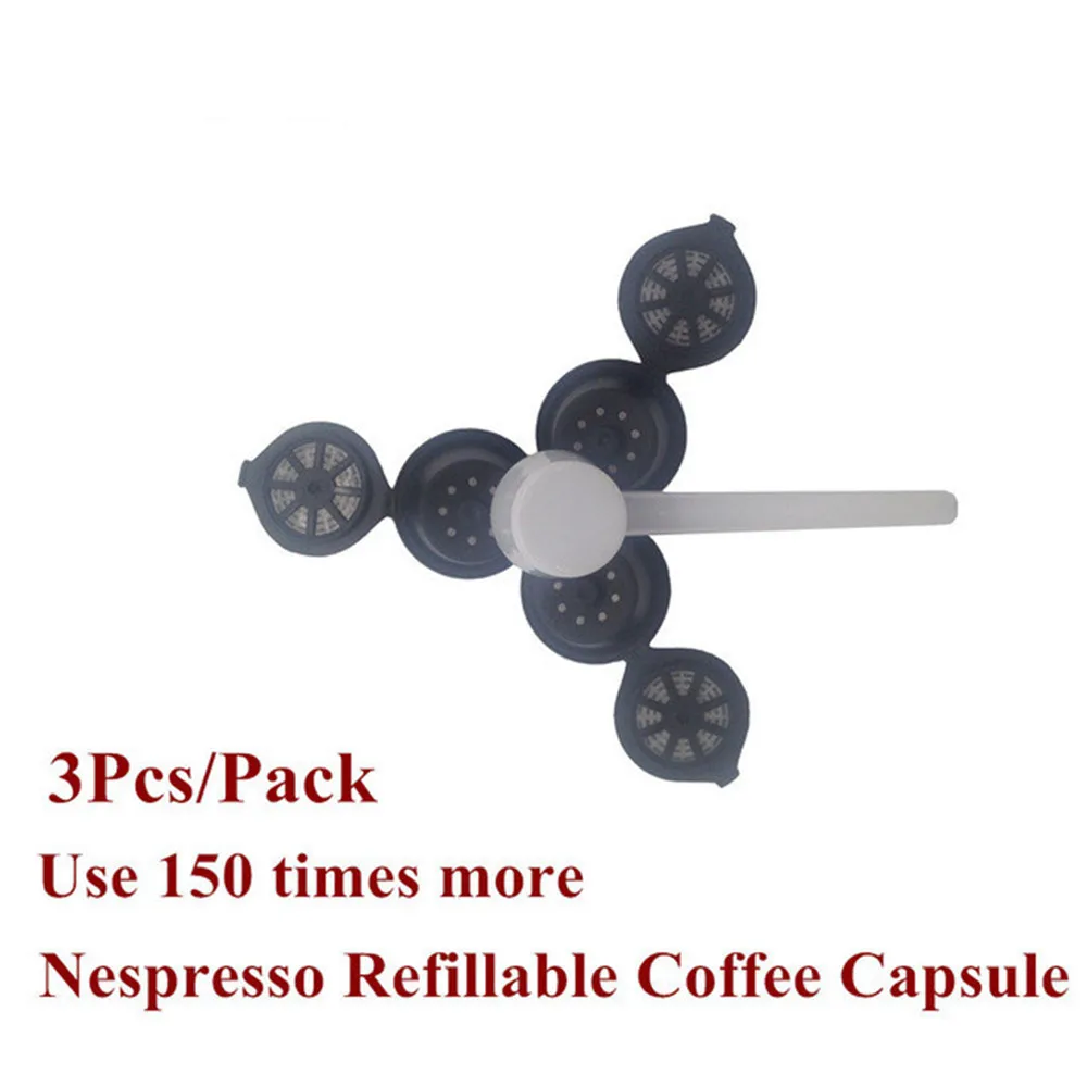 3 шт./упак. многоразового Nespresso капсула для кофе многоразовые капсулы заправка