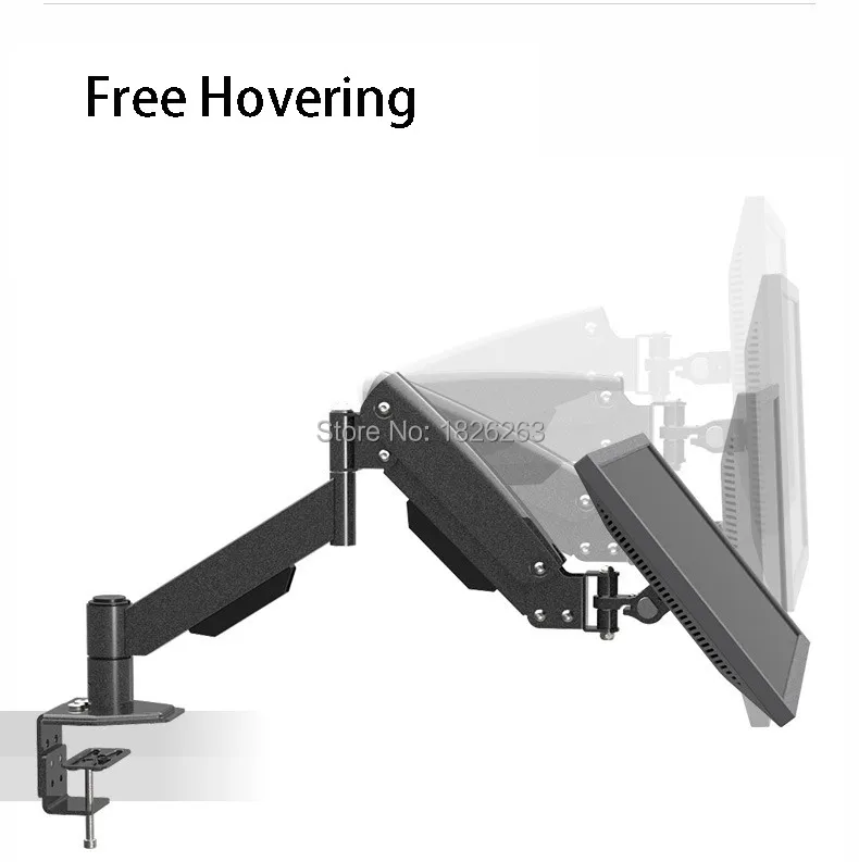 Hyvarwey Heavy Duty Gas Spring Full Motion 13&quot-27&quot LCD LED Monitor Holder Arm Desktop Mount Bracket Max.Loading 10kgs | Компьютеры
