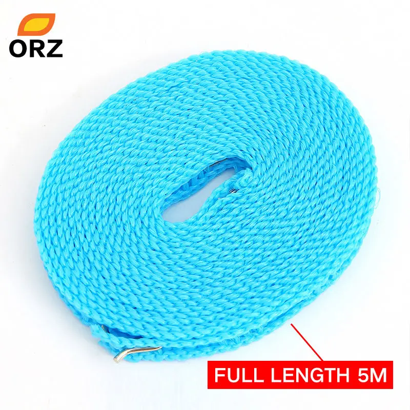 ORZ 5 м длина одежды вешалки для сушки на открытом воздухе противоскользящие