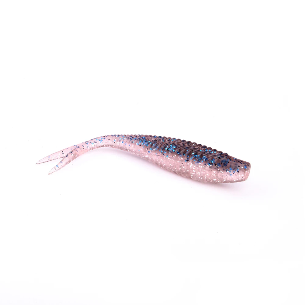 6 шт./лот 7 см/1 8 г мягкие черви Рыболовная Приманка Minnow воблеры силиконовый Y