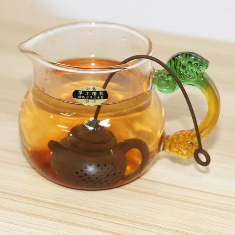 2017 высокое качество новый креативный силиконовый чайный пакетик сервиз в форме