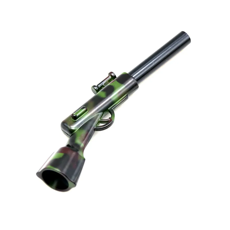 Мини Портативная трубка для курения в виде пистолета 1 шт. камуфляжный черный