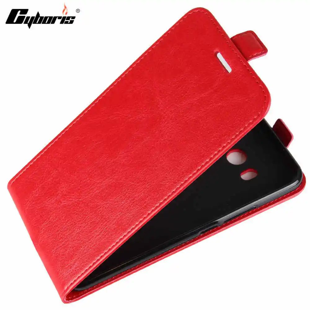 red Cyboris для Xiaomi mi 5x чехол Funda Роскошный чехол из искусственной кожи Вертикальный чехол для телефона флип чехол для Xiaomi mi A1 mi A1 Caso Coque - Цвет: red