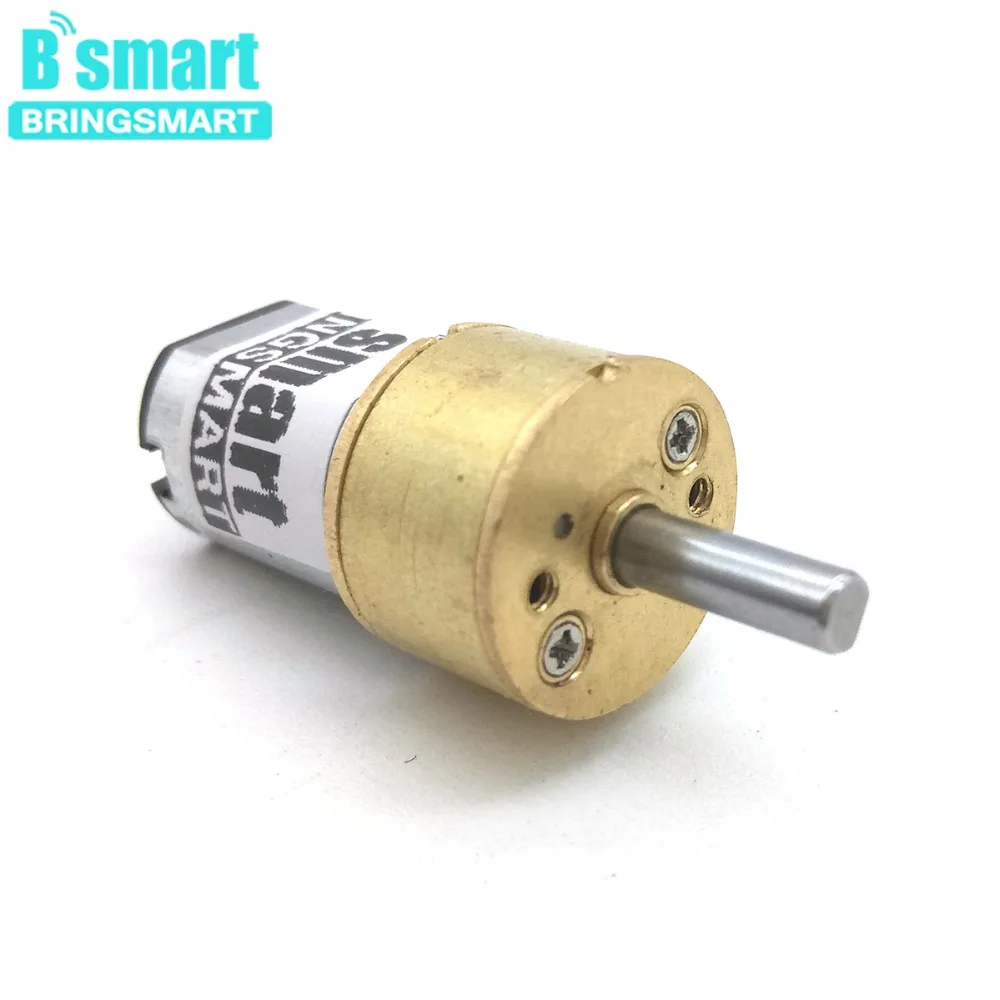 Bringsmart 14GA N20 DC мотор редуктор 15 ~ 600 об/мин 3 в 6 12 В мини Пыленепроницаемая Защитная