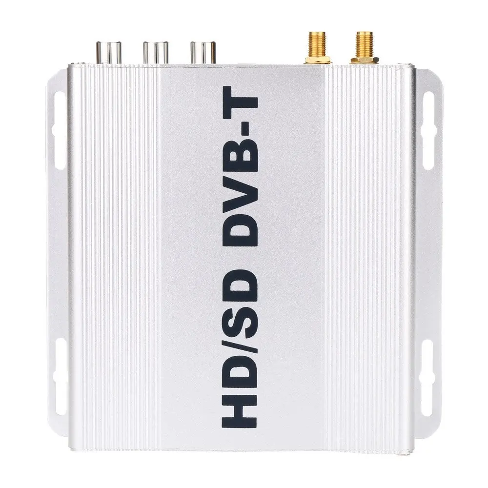 DVB T HD SD многоканальный мобильный Автомобильный цифровой мини ТВ бокс аналоговый