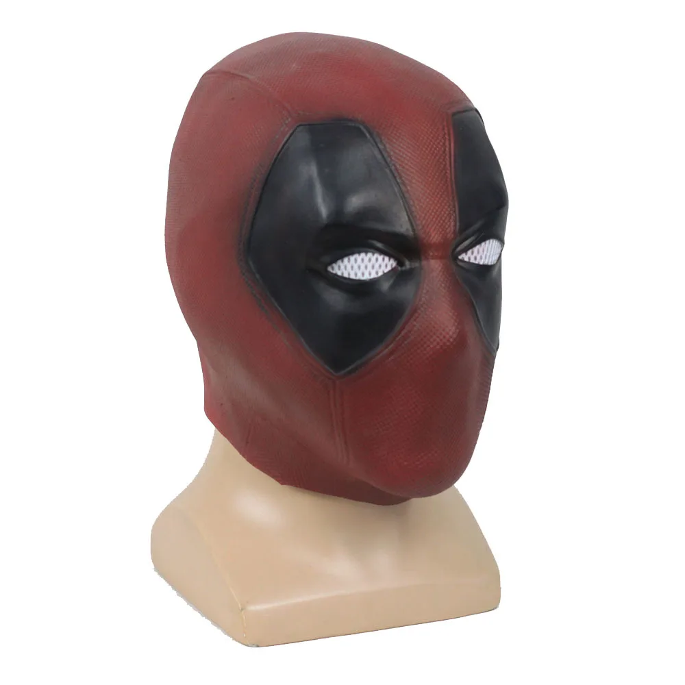 Дэдпул косплей маска на голову полностью из латекса шлем Уэйд Уинстон Уилсон
