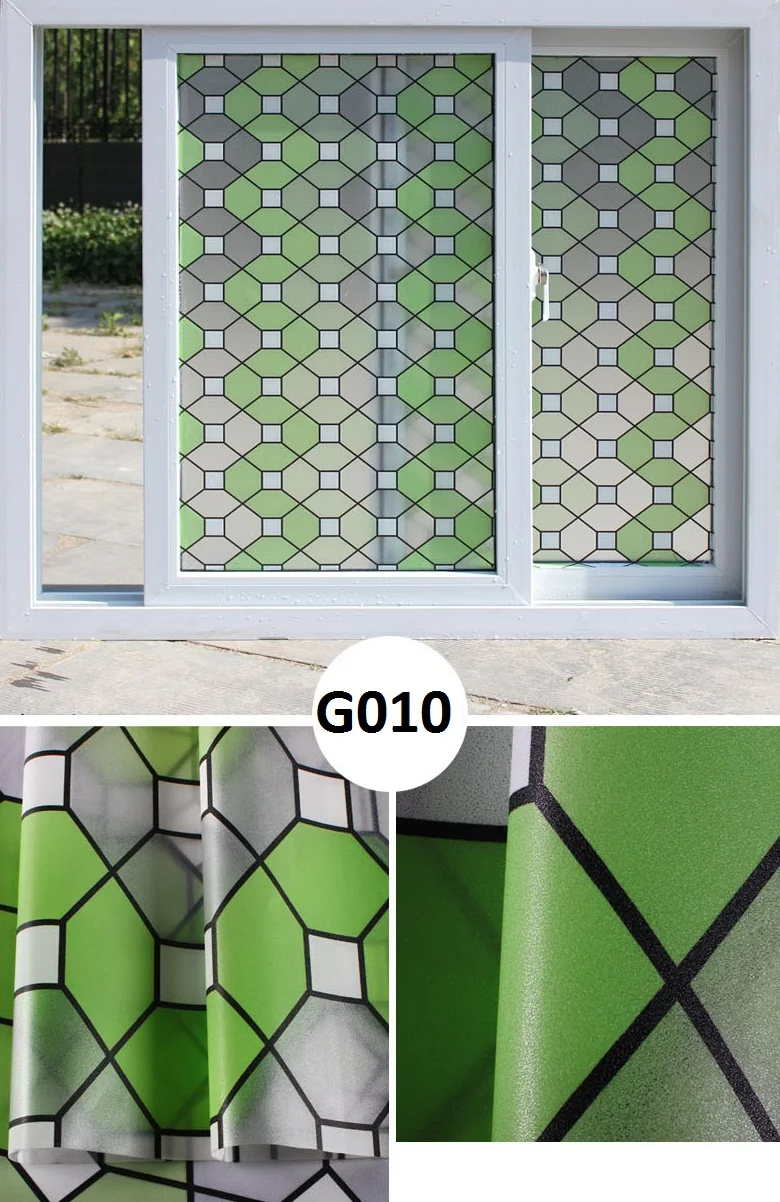 Окрашенные стеклянные оконные пленки цвета самоклеющиеся декоративные матовые