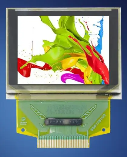 Полноцветный OLED экран 1 27 дюйма 30pin SSD1351 IC 128*96 SPI интерфейс|Экраны| |