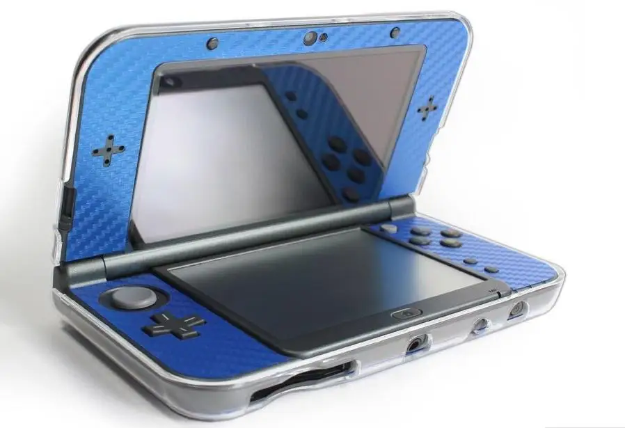 Аксессуары для игр New Nintendo 3DSLL/XL (Защитная пленка всего тела + чехол с кристаллами) |