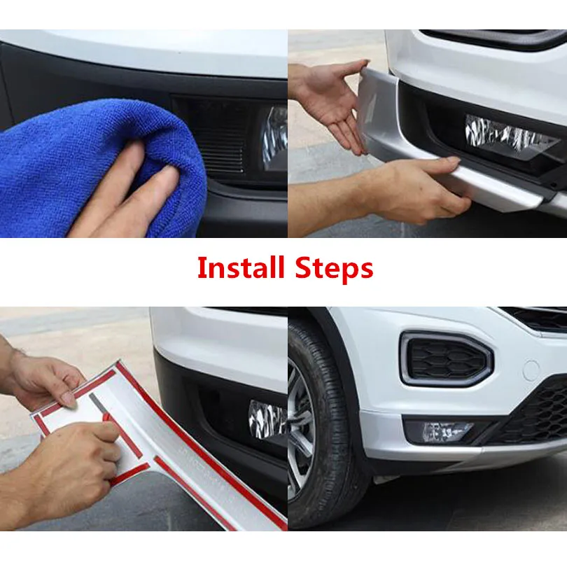 2 шт. для Фольксваген T-ROC ТРОК 2017-2019 автомобильный передний бампер угловая