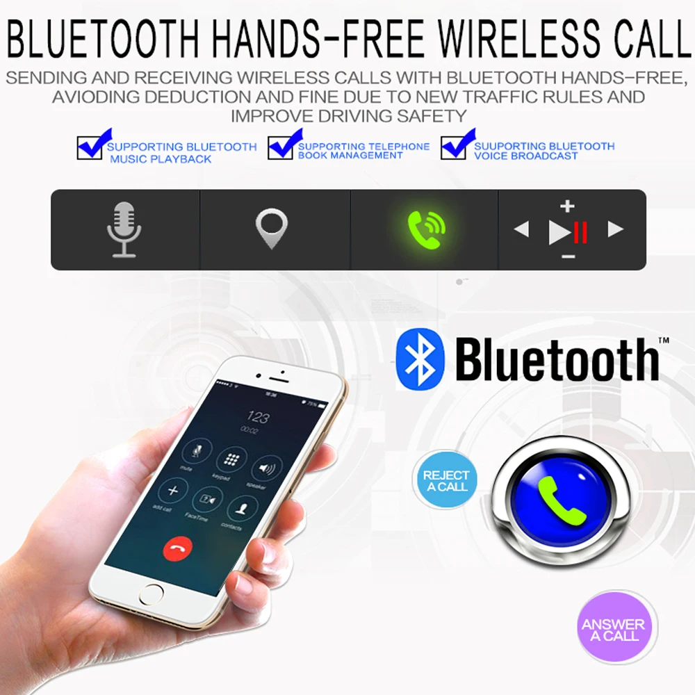 Camecho 2 Din автомобильное радио Android 7 &quotGPS навигация мультимедийный плеер MP5