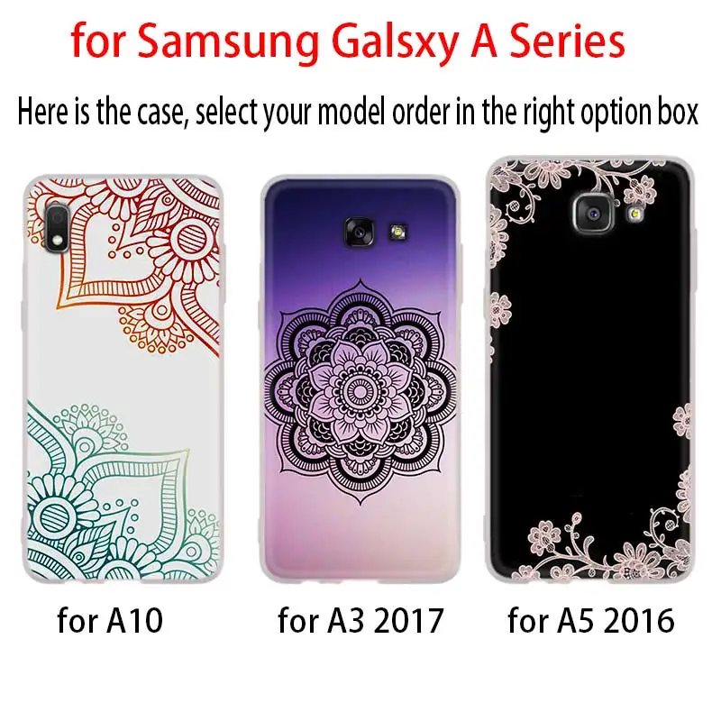 Цветочный Пейсли Мандала хенна чехол для Samsung Галактики
