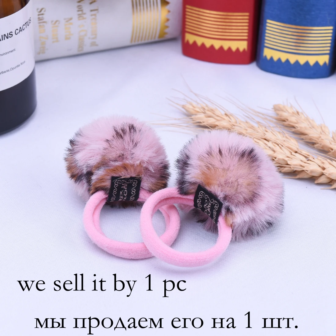 1 шт. эластичные резинки для волос с леопардовым принтом и бантом девочек