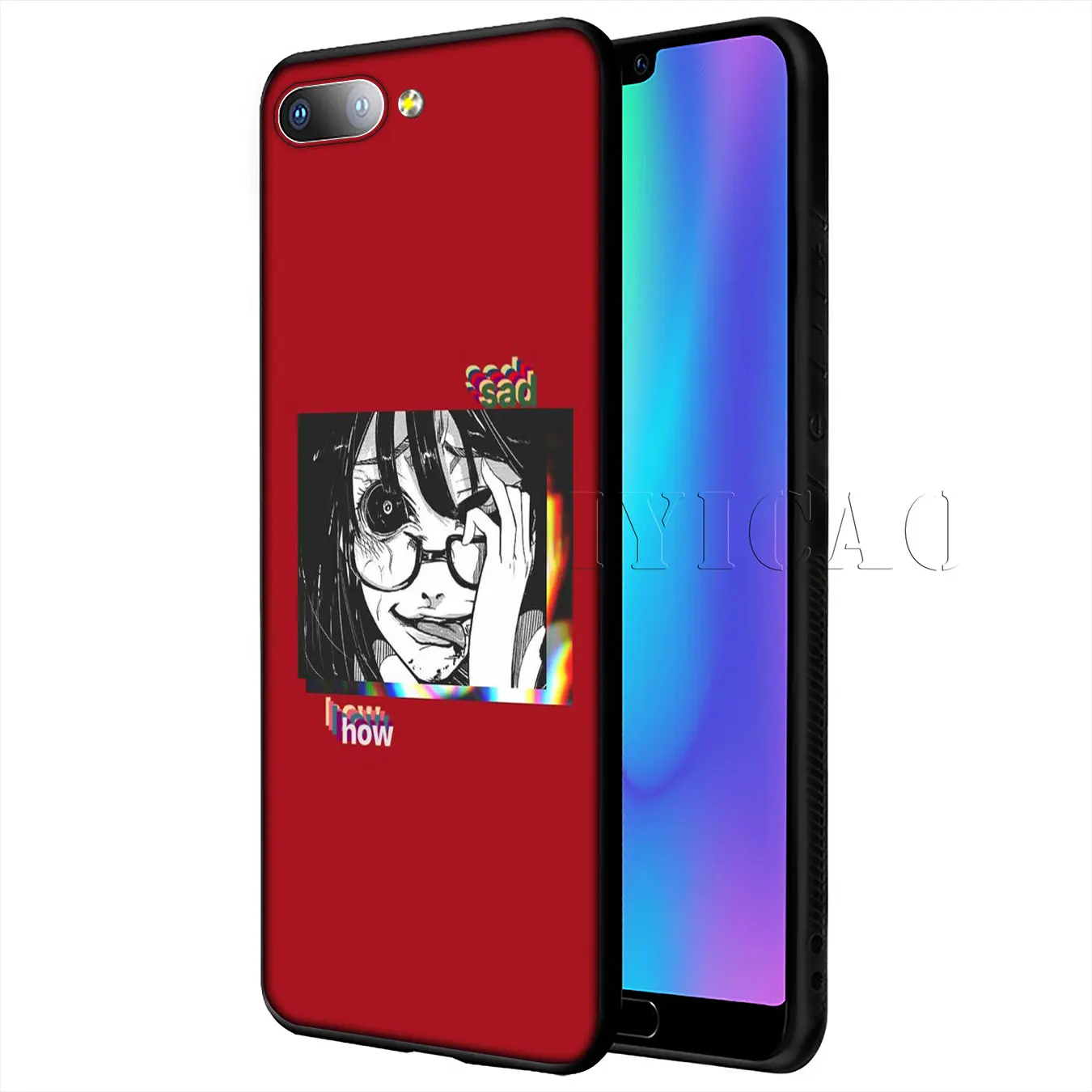 IYICAO stare японский Мягкий силиконовый чехол для телефона Huawei Y9 Y7 Y6 Prime 2019 Honor 20 8C 8X 8 9 9X