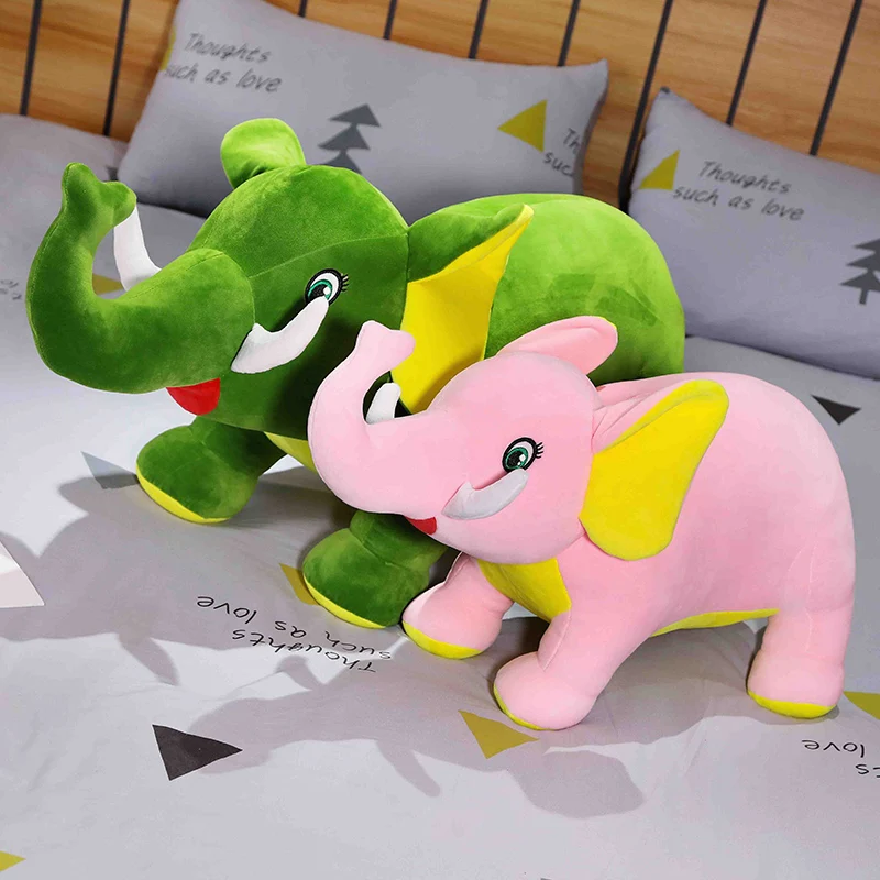 Имитация слона плюшевая игрушка детская подушка для сна мультяшная кукла |