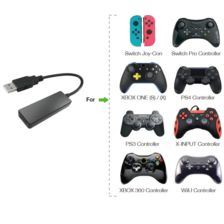 Bluetooth проводной преобразователь адаптер для PS4 PS3 XBOX ONE 360 переключатель Pro