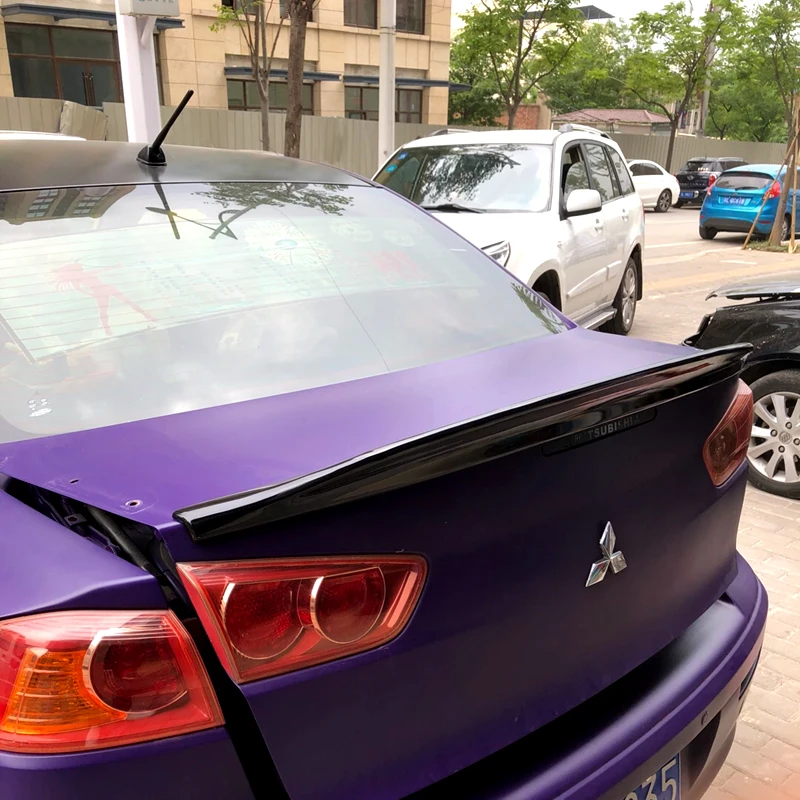 Спойлер для Mitsubishi Lancer 2006 2018 высококачественный спойлер из АБС пластика или