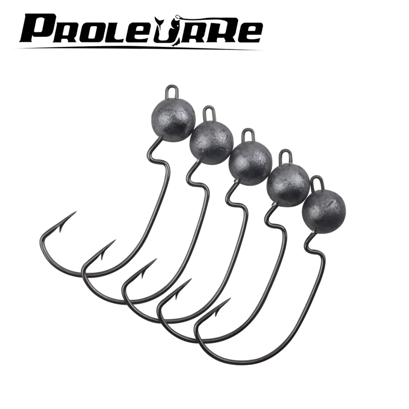 5 шт./лот lead jig крюк рукоятки привести бронзовых морских рыболовных крючков микс