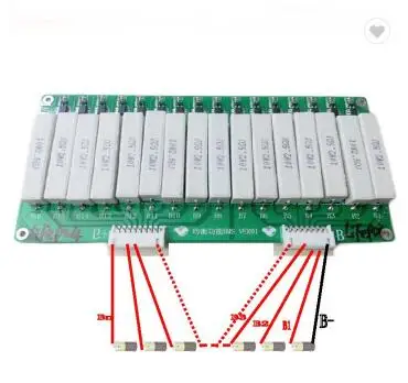 1 шт. 6s 7s 10s 14s литиевая батарея Выравнивающая плата 3s до 1 6s 60V 1A 1000ma BMS 1 6s 48V 1500mA баланс тока только балансировка