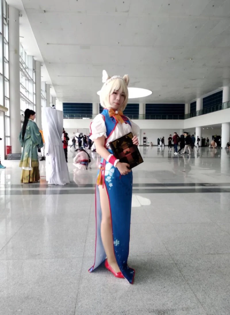Алиса Kirisame Marisa TouHou проект Lunar cheongsam Marisa/Алиса Карнавальный Костюм новогодний