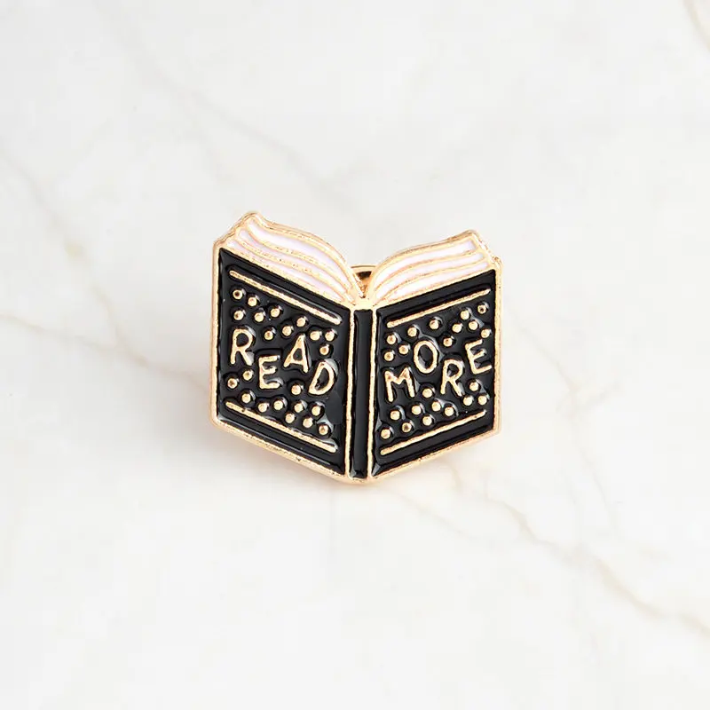 DoreenBeads 1 шт. Модный цинковый сплав значок ананас книга Шаблон эмалированная брошь-кнопка пальто футболки воротник джинсы сумка шляпа украшения