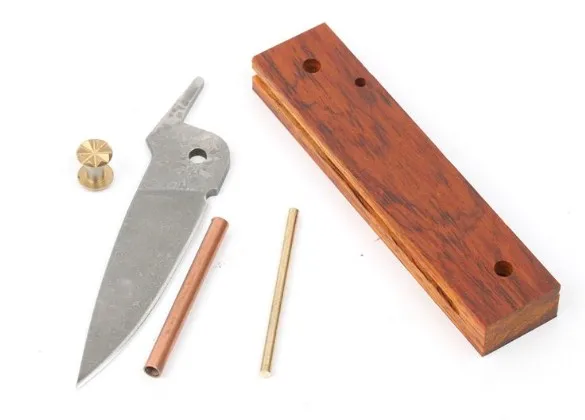 Дамасский нож DIY наборы карманные наборы ножей бритвы складные ножи охотничьи EDC ручные инструменты - Цвет: Cocobolo DIY Kits