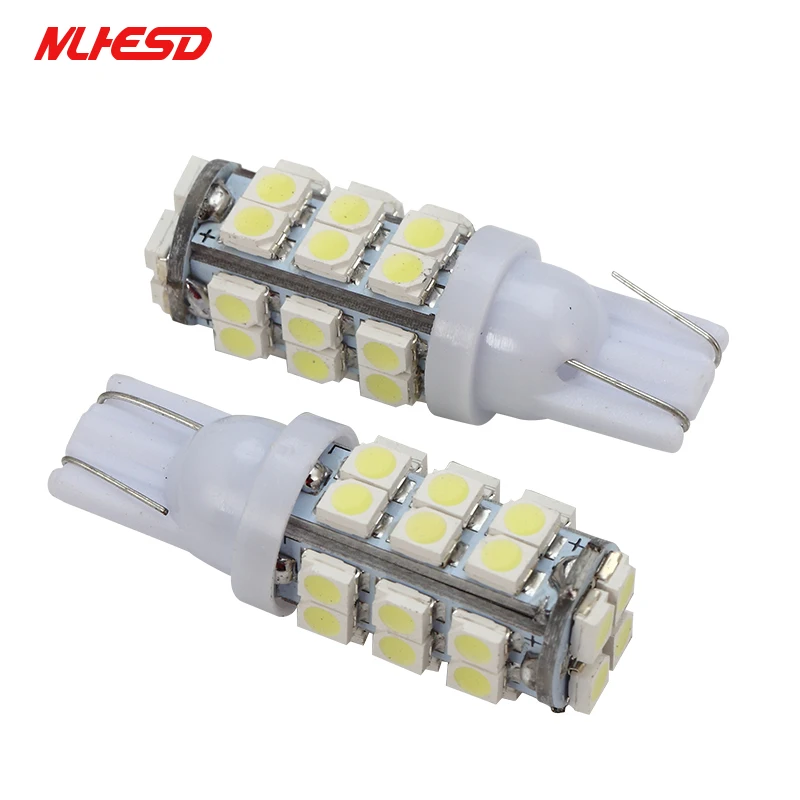 10 шт. оптовая продажа T10 28 Smd светодио дный 28Smd 1210 3528 Авто свет Клин лампочки W5W