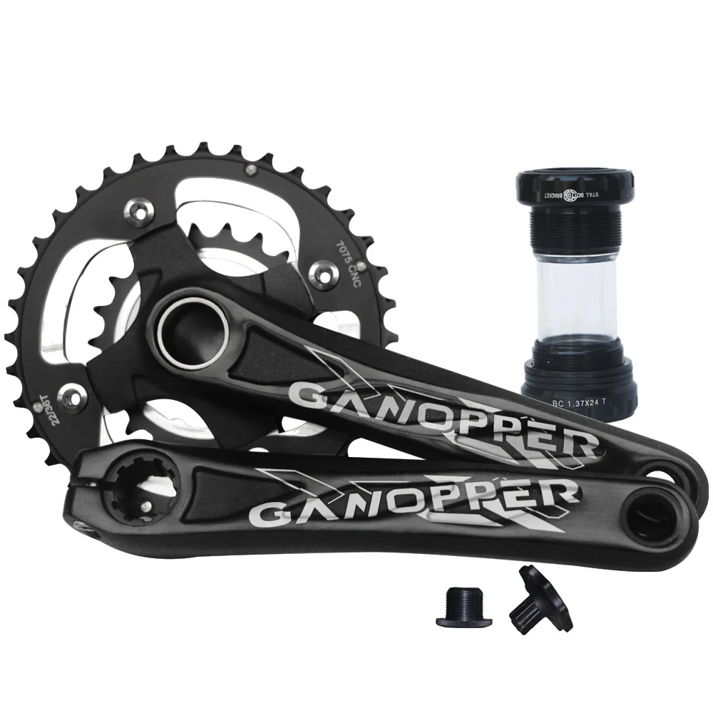 104BCD MTB Горный шоссейный велосипед crankset 172,5/175 мм BMX велосипедный Кривошип набор нижняя часть 68BB 10 S бензопилы подходит shimano deore Alivio часть