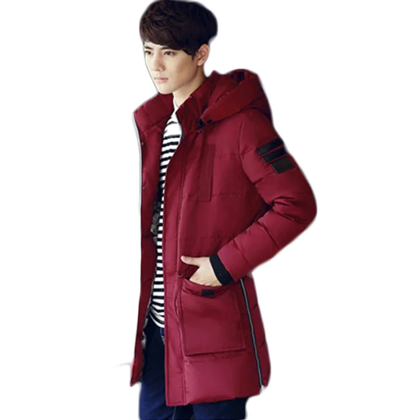 Бесплатная доставка 2016 новый Толщиной Теплая Зима Куртка Мужчины Размер Высокое