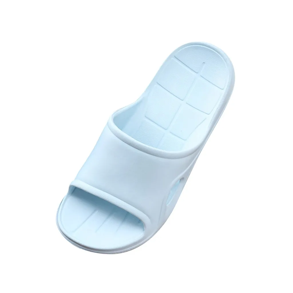 light Blue Женская обувь Для женщин Душ бассейн сандалии шлепанцы; мягкие летние туфли ультра легкий Ванна сандалии, шлепанцы женская обувь Chanclas Mujer - Цвет: light Blue