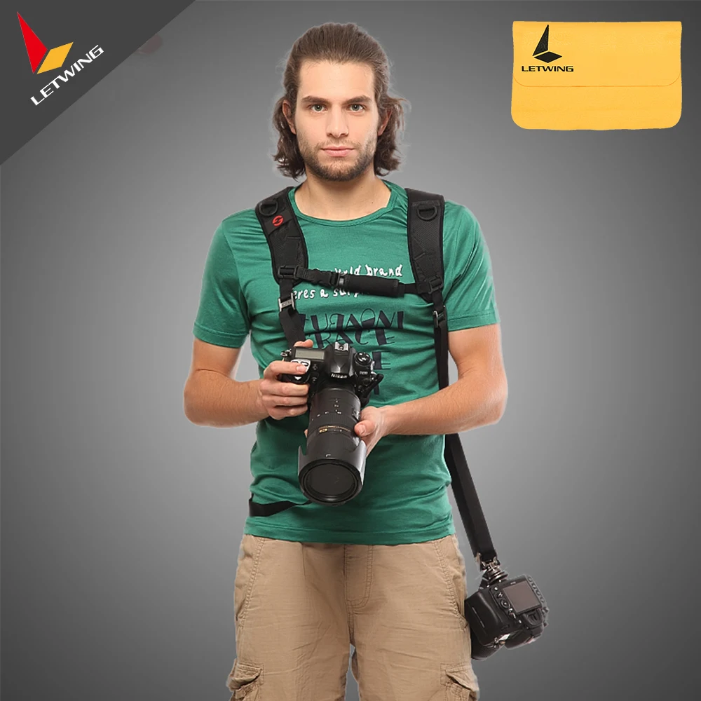GGS FS 6 Professional FOTOSPEED Quick Release плечевой двойной ремень камера Слинг с 1/4 &quotвинт для DSLR