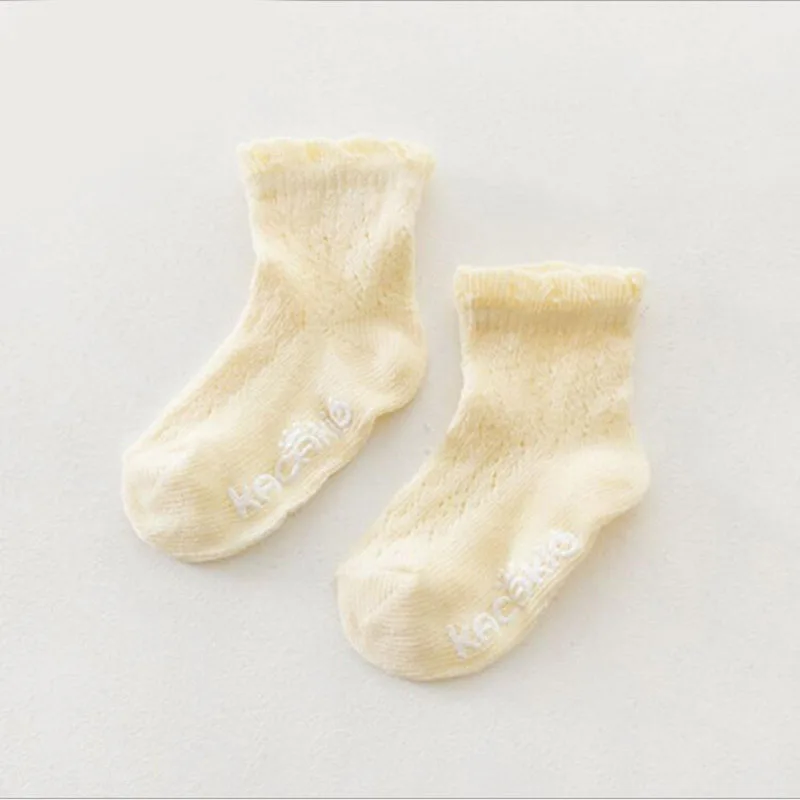 Носки для малышей носки мальчиков и девочек от 0 до 4 лет хлопковые сетчатые