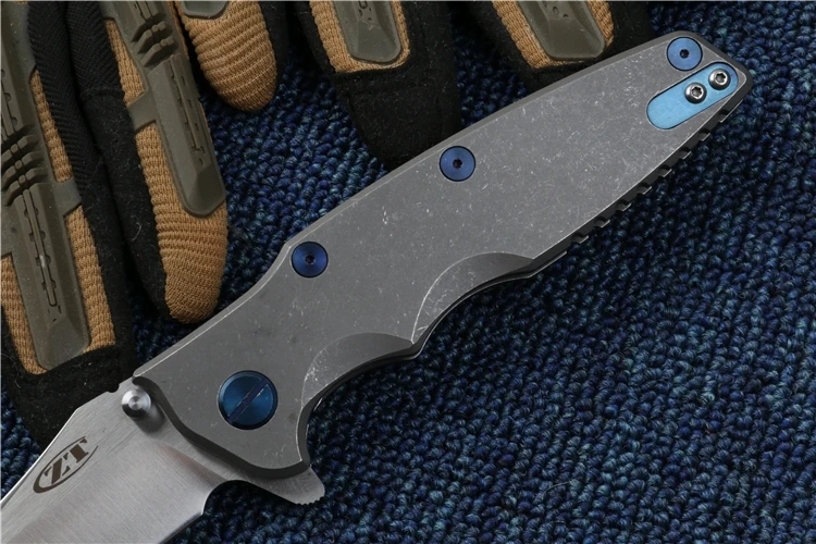 Складной нож Lange ZT0392 лезвие S35VN титановая ручка шариковый подшипник тактический