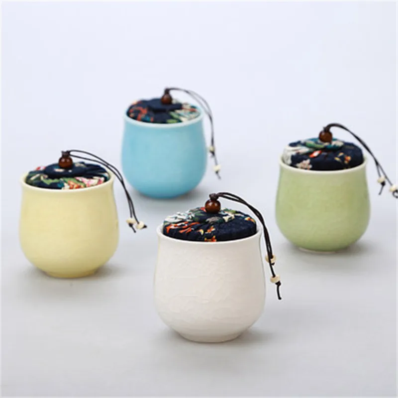 Ceramic Containers for Tea Coffee Sugar Jars Lids Chineses Storage potjes met deksel contenedores de alimentos cocina | Дом и сад