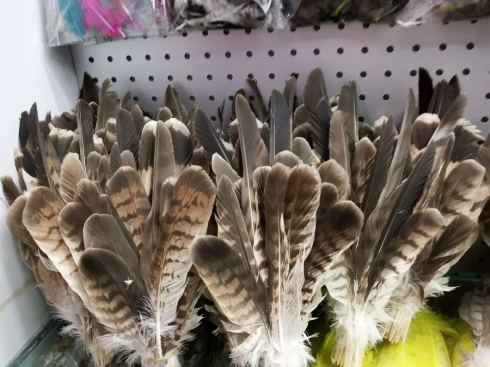 Декоративные перья совы 9 14 дюймов/22 35 см 50 шт.|tail feathers|owl feathersdecorative feathers |