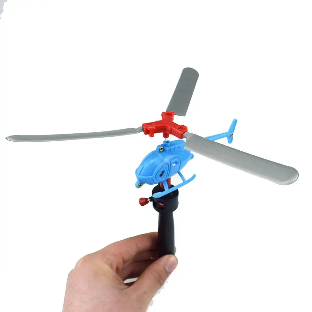 Novel Handle Pull Line Aircraft Powered Helicopter Can Fly To The Sky Airplane Toy Children Kids Boy Outdoor Gift | Игрушки и хобби