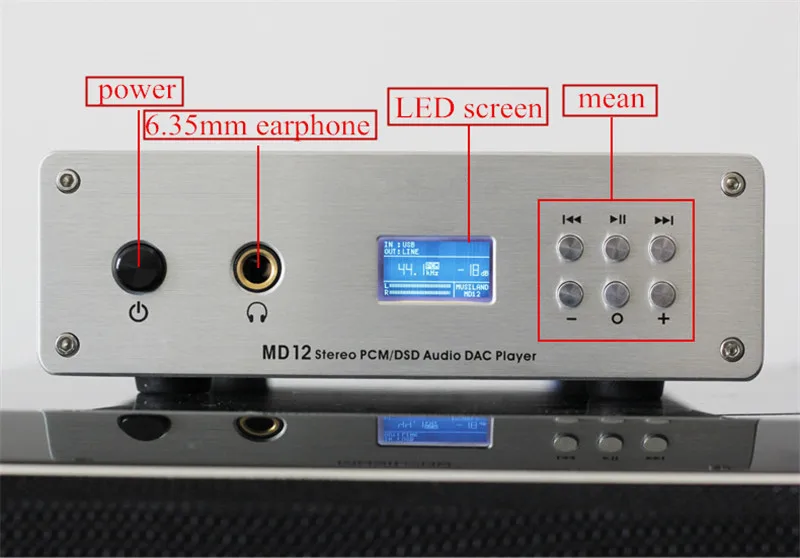 R-053 MUSILAND MD12 32bit/384 кГц/DSD прямой поток цифровой USB вход, DAC winXP/7/8, MAC OS X Android ПК Hi-Fi 3,5 мм 6,25 мм Выход