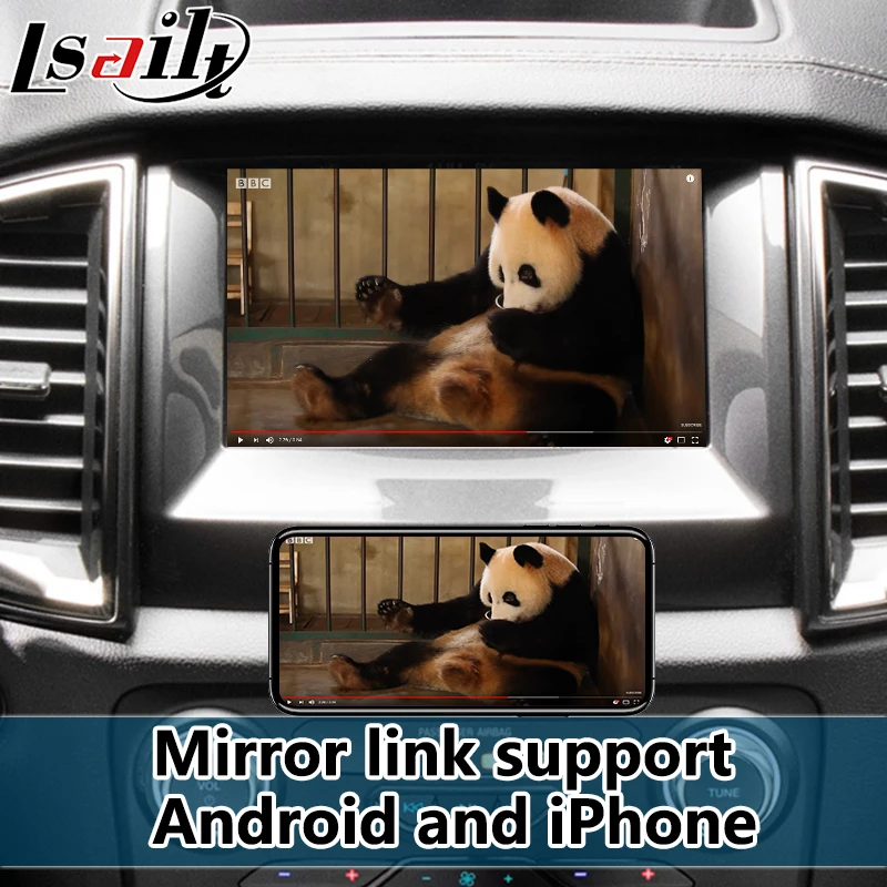 Автомобильный GPS Навигационный интерфейс Lsailt на Android для системы Ford Ranger SYNC 3 2016 2020
